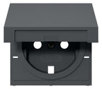 GIRA 492228 Abdeckung SCHUKO-Steckdose Klappdeckel System 55 Anthrazit