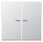 Jung AL2995KO5 Wippe Serienschalter m.Lichtleiter LS Aluminium