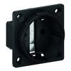 Bals 714 Schuko-Anbausteckdose 16A 3p IP20 schwarz H/B/T:50x50x36mm