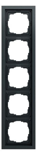 GIRA 021573 Abdeckrahmen 5f Gira F200 Anthrazit(lack.)