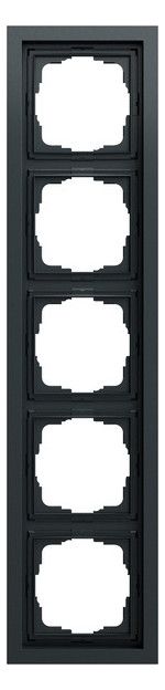 GIRA 021573 Abdeckrahmen 5f Gira F200 Anthrazit(lack.)
