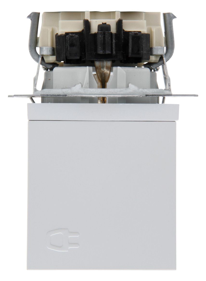 Kopp 940134089 ATHENIS Schuko Steckdose Klappd.erh.Ber.schutz grau matt