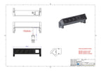 Bachmann 902.200 DESK2 3xSchuko 1xABD Strom 0,2m GST18 RAL9010