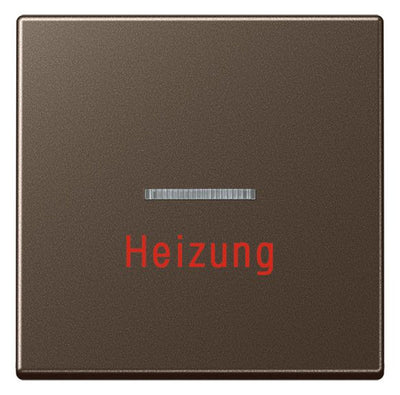 Jung A590HMO Wippe Heizung Notschalter m.Lichtleiter Serie A mokka