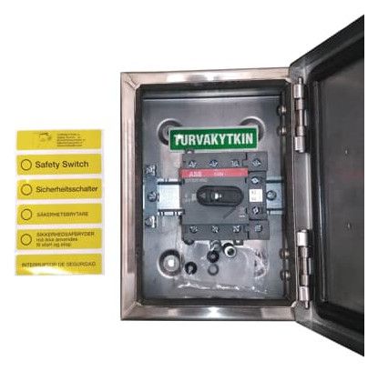 ABB OTR36A4B Sicherheitsschalter 4p 22 kW 400V m.rt-gelbem 1SCA022745R7940