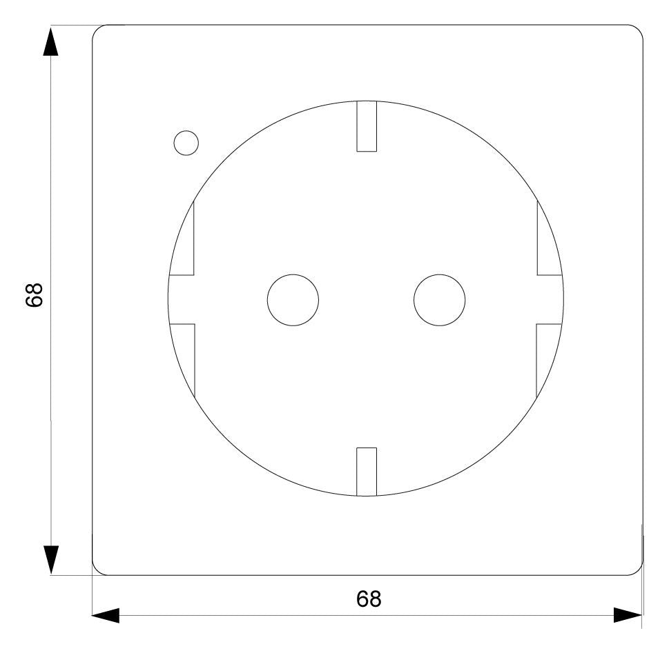 Siemens 5UB1845 DELTA style grün SCHUKO Steckdose 10/16A 250V Anzeige