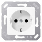 Jung CD5120BFKIWW SCHUKO Steckdose erh.Ber.schutz bruchsicher alpinweiß
