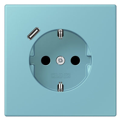 Jung LC1520-18C213 SCHUKO-Steckd.m.USB Typ C LC32032