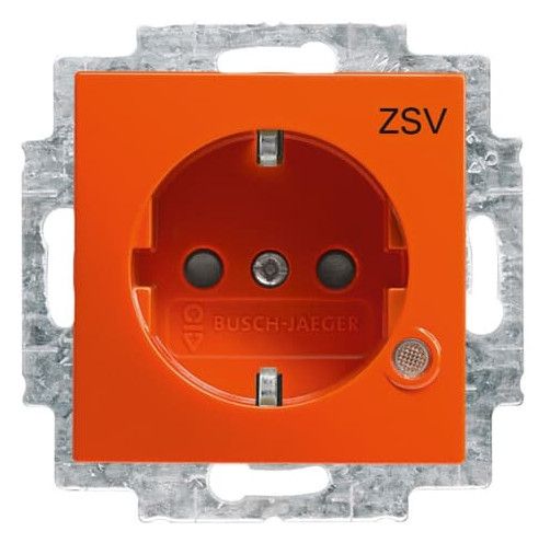 BJ 20 EUCBL-14-914 SCHUKO Steckdose Bs orange m.LED-Kontrolllicht balance SI