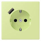 Jung LC1520-18A222 SCHUKO-Steckd.m.USB Typ A LC32053