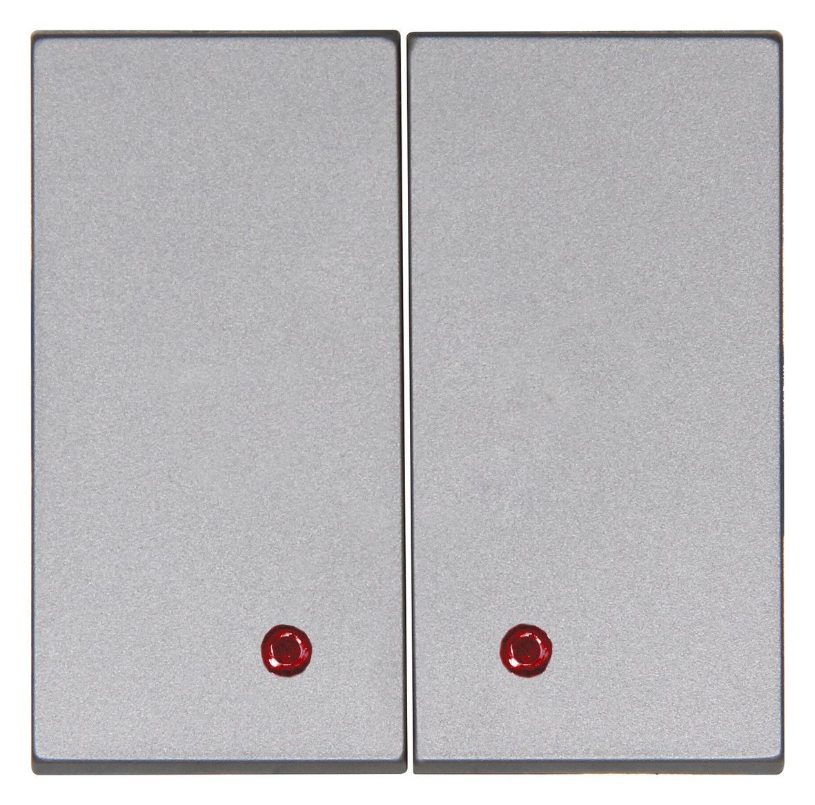 Kopp 862120122 HK07 Flächendoppelwippe m roter Linse stahl