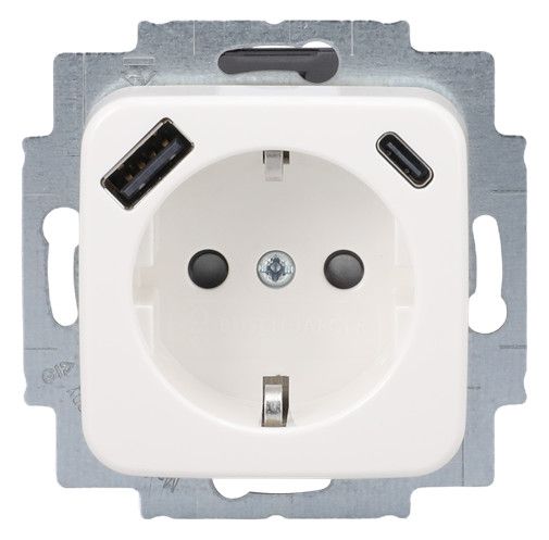 BJ 20 EUCB2USBAC-214 SCHUKO®-/USB-A+C Steckdose