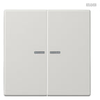 Jung LS995KO5LG Wippe Serienschalter m.Lichtleiter lichtgrau