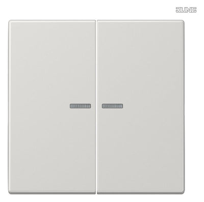 Jung LS995KO5LG Wippe Serienschalter m.Lichtleiter lichtgrau