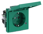 BJ 20 EUKNBL-13-82 SCHUKO Steckdosen-Einsatz gn RAL6032 future