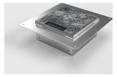 Bodensteckdose 8908HB 8x Schuko belegbar 8908HB-1-0