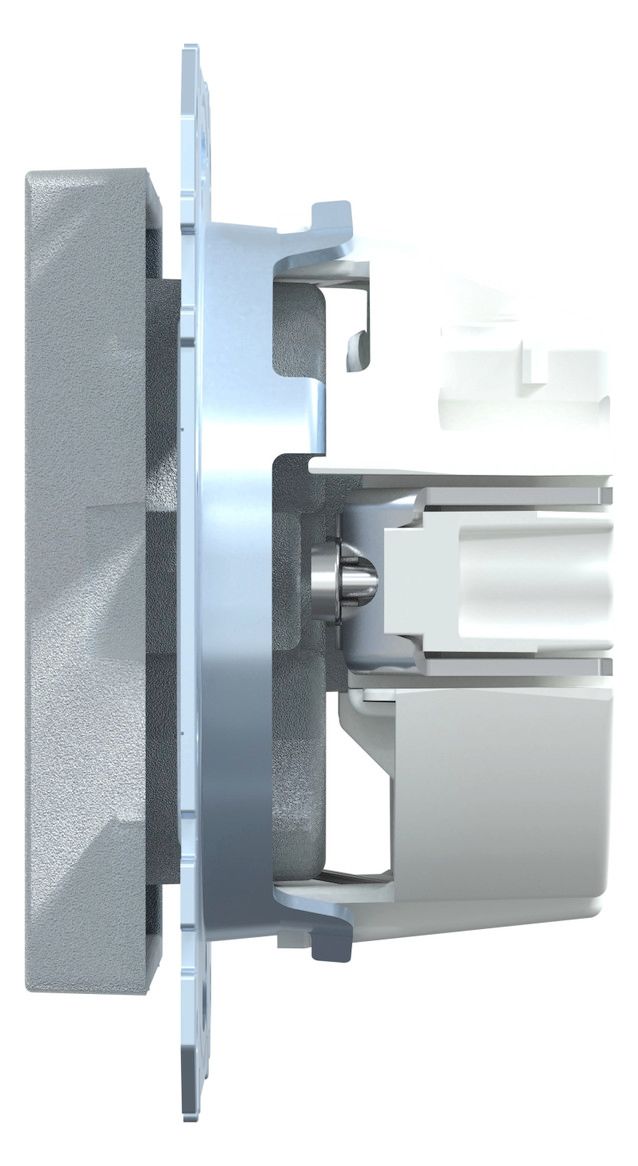 Mert MEG 2301-0460 SCHUKO-Steckdose StK aluminium System M