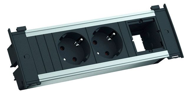 Bachmann 927.052 KAPSA 2xSchuko 1xABD 0,2m GST18