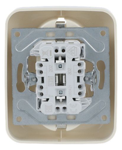 BJ 202 EUJB-212 SCHUKO® Doppelsteckdose volle Abdeckung EBS