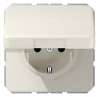 Jung CD1520BFKL SCHUKO Steckdose Klappdeckel bruchsicher weiß