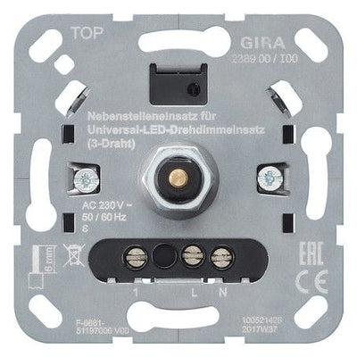 GIRA 238900 S3000 Dreh-Nebenstellen- einsatz 3-Draht