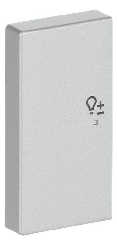 BJ 6234-21-83 Wippe links 2-fach Dimmer Busch-free@home alusilber