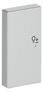 BJ 6234-21-83 Wippe links 2-fach Dimmer Busch-free@home alusilber