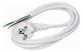 Kopp 140102099 Schuko Zultg abgewinkelter Schuko Stecker 2m weiß