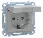 Mert MEG 2310-0460 SCHUKO-Steckdose BRS m.Klappdeckel StK aluminium System M