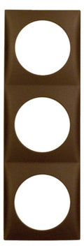 Berker 918192511 Rahmen 3fach Integro Flow braun matt