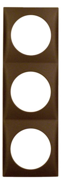 Berker 918192511 Rahmen 3fach Integro Flow braun matt
