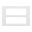 GEWISS GW22108 Abdeckrahmen System Virna 12M Wolkenweiss