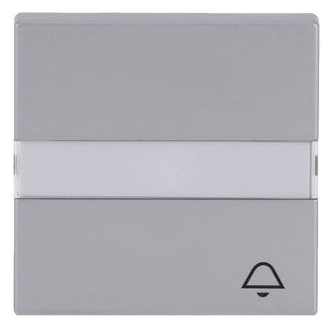 BJ 1764 NLI/KI-83 Wippe alusilber future linear Abdeckung f.Schalter/Taster