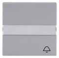 BJ 1764 NLI/KI-83 Wippe alusilber future linear Abdeckung f.Schalter/Taster