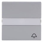BJ 1764 NLI/KI-83 Wippe alusilber future linear Abdeckung f.Schalter/Taster