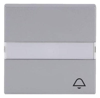 BJ 1764 NLI/KI-83 Wippe alusilber future linear Abdeckung f.Schalter/Taster