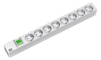 Bachmann 333.400 19" 1HE 8xSchuko 1xSchalter 438,5mm