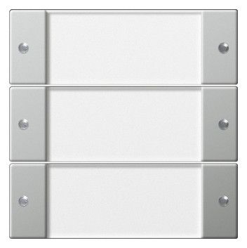 GIRA 2133600 Wippenset 3fach BSF System 55 Klar/Edelstahl