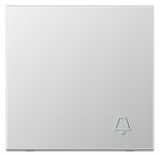 Jung AL2990KP Wippe geprägtes Symbol Klingel LS Aluminium