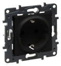 Legrand 864562 Schuko Steckdose (SL) Berührungsschutz Niloe Step schwarz