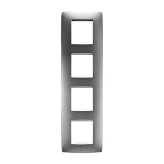 GEWISS GW16129VT Abdeckrahmen ONE International 2+2+2+2M vert. Titan