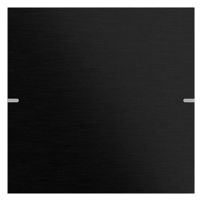 GIRA 5021126 Wippenset 1fach Tastsensor4 TS4 Aluminium Schwarz (eloxiert)