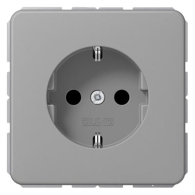 Jung CD1520BFGR SCHUKO Steckdose bruchsicher grau