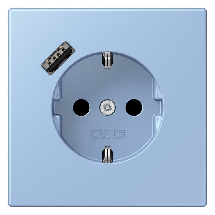 Jung LC1520-18A207 SCHUKO-Steckd.m.USB Typ A LC32021