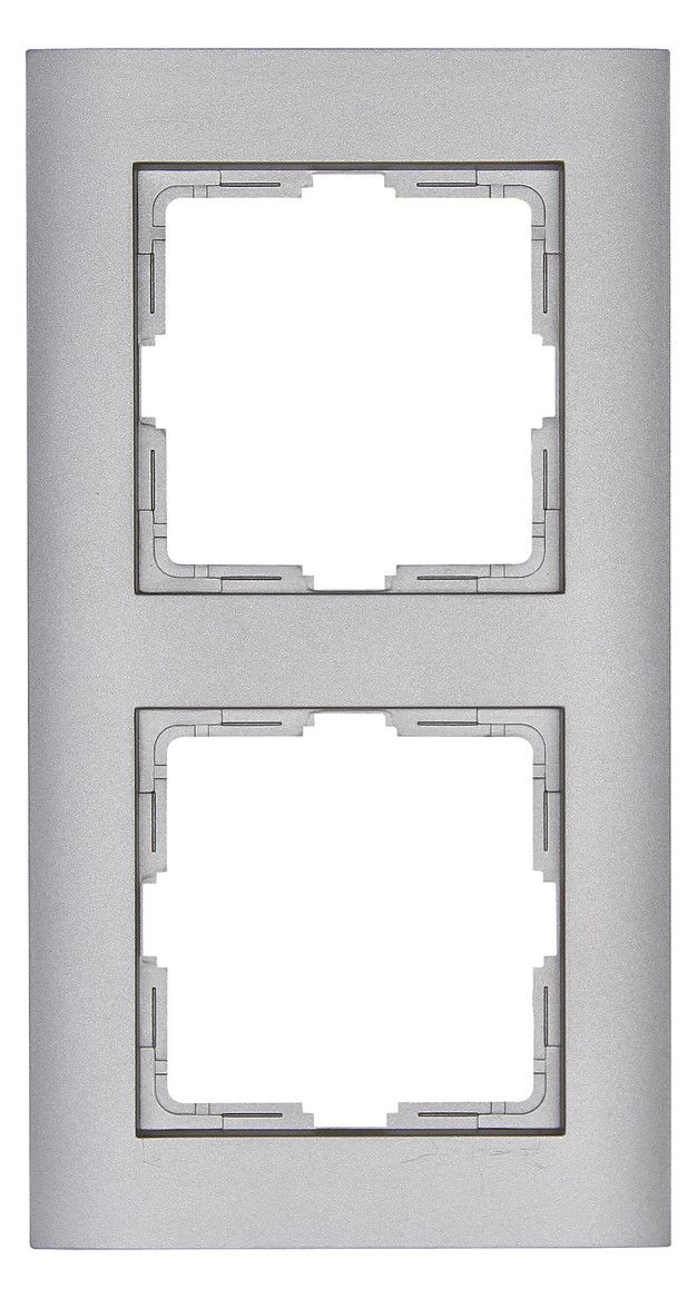 Kopp 402647069 ATHENIS Abdeckrahmen 2f stahl