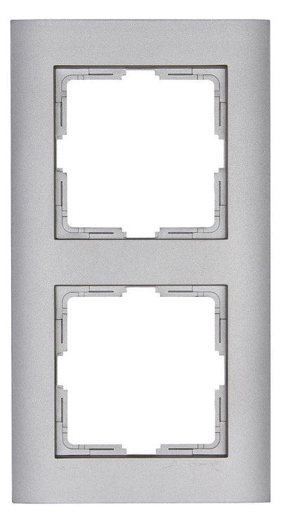 Kopp 402647069 ATHENIS Abdeckrahmen 2f stahl
