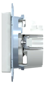 Mert MEG 2352-0325 SCHUKO-Steckdose+Kz Waschmaschine BRS StK aktivweiß gl.Sys.M