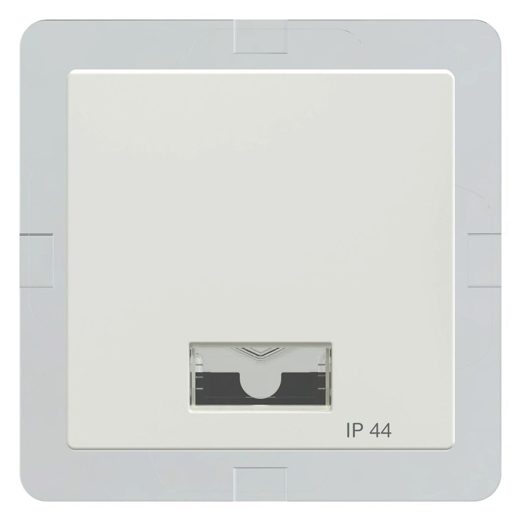 Mert 432719 Wippe m.Fenster rechteckig IP44 polarweiß glänzend System M