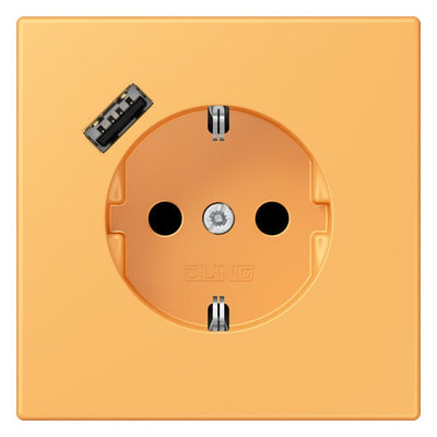 Jung LC1520-18A254 SCHUKO-Steckd.m.USB Typ A LC4320L
