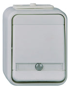Elso ELG442619 Taster beleuchtet separatem N-Leit 10A AquaTop basaltgrau